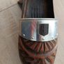 Vintage Hand-Carved Wooden Clog Wall Barometer Image 4
