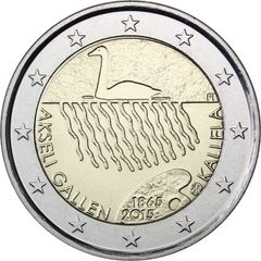 Finland 2 Euro Commemorative Coin 2015 - Akseli Gallen Kallela. UNCIRCULATED