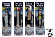 Doctor Who Lot Of Four Rare Sonic Screwdrivers 3rd 8th 9th And 11th Doctor Who Sonic Screwdriver Character Options Toys