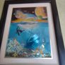 Lovely Framed Print Of Dolphin Sea Life Marine. Image 7