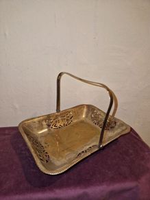 Antique silver tray