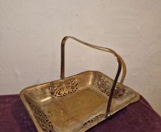 Antique silver tray