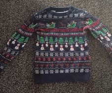 Christmas "Next" Cotton Jumper (6-7yrs)
