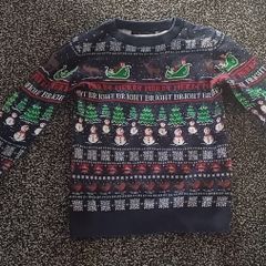Christmas "Next" Cotton Jumper (6-7yrs)