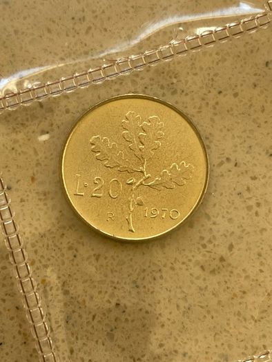 Italy 1970 coin set