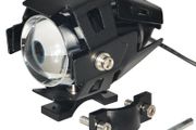 White motorcycle headlights auxiliary lamp U5 led motorbike spotlight accessories 12V moto DRL spot head lights For Yamaha Bmw Honda Ktm Kawasaki