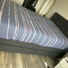 Ikea double bed with 4 storage