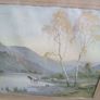 Stunning Antique Cattle watering picture Image 2
