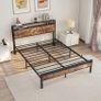 King Size Bed Frame with Storage Image 3