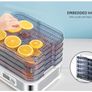 Household Food Processor Fast Food Dehydrator Stainless Steel Drying Machine Electric Air Dryer Drying Fruit Meat Fruit Image 8