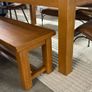 Farmhouse Oak Dining Table Extendable Ex Display Excellent Image 4