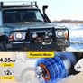 13500 LBS 12V Electric Winch 27M/92FT Synthetic Tow Rope Lifting Treuils Hoist for 4X4 Car Trailer ATV Truck Off Road Boat Image 10
