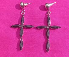 Vintage Cross Earrings