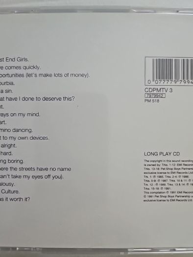 Pet Shop Boys - Discography.
