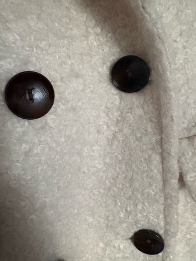New Topshop tall oversized boucle wool mix double breasted coat