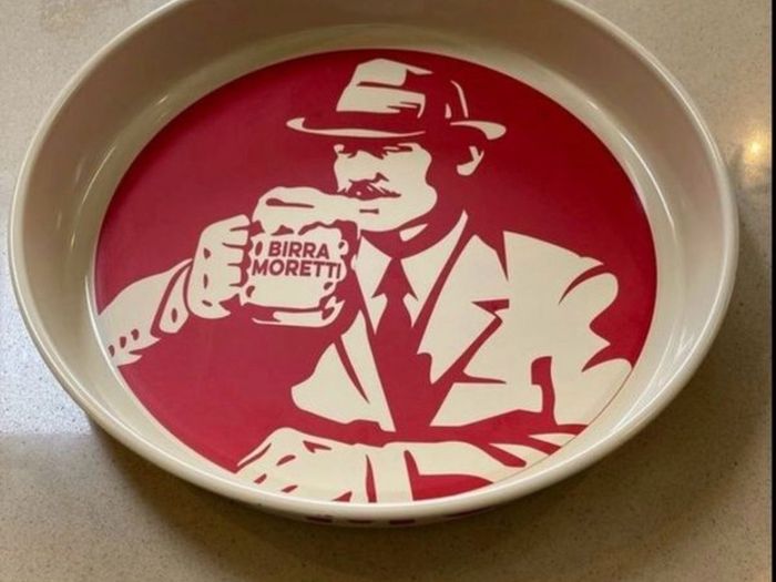 Moretti Beer Metal Tray