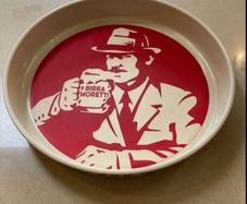 Moretti Beer Metal Tray