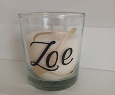 Personalised Glass Candles