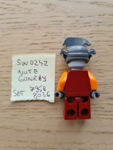 lego sw0242 Nute Gunray, set star wars 7958, 8036