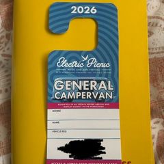 Electric Picnic Campervan Pass/Ticket