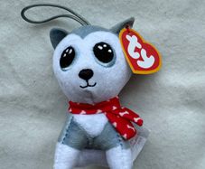 McDonald's TY plush toy Hailey the Huskey New DIRTY Please look at the pictures