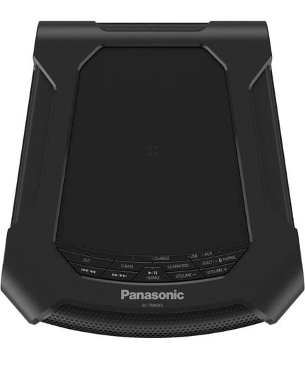 Panasonic SC-TMAX5EB-K Wireless Party Speaker with Bluetooth, wireless charging, multi-connect and power bank compatibility, Black (FREE POSTAGE)