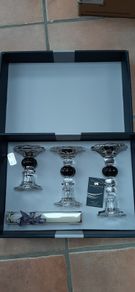 Crystal candlestick holder