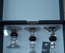 Crystal candlestick holder