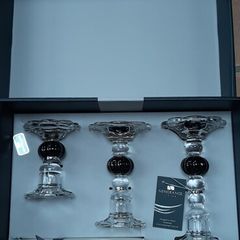 Crystal candlestick holder