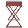 Computer Desk Brown 132x47x77 cm Solid Mahogany Wood Image 7