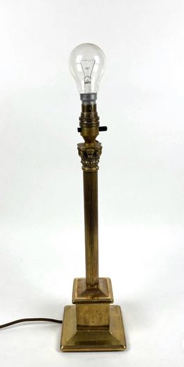 vintage brass lamp