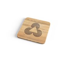 National Parks & Monuments 1960's Wooden Engraved Coaster.