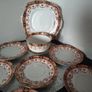 Royal Albert  Crown China Imari Plates and Sugar bowl Image 2