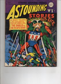Astounding Stories #51 The Shield Alan Class Silver Age Uk Comic