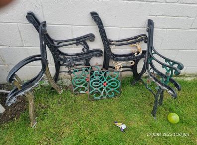 Cast Iron Bench Ends