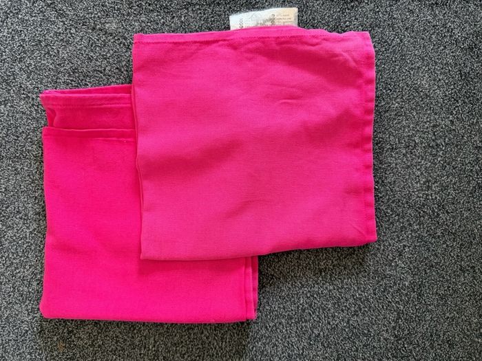2x IKEA fuschia pink cushion covers