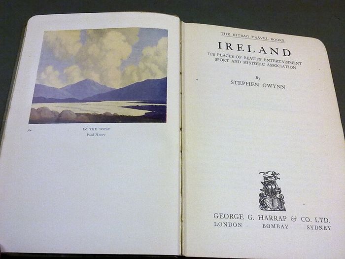 Ireland Its places of beauty entertainment sport and historic associations 1927