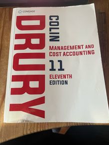 Colin Drury Management Cost Accounting