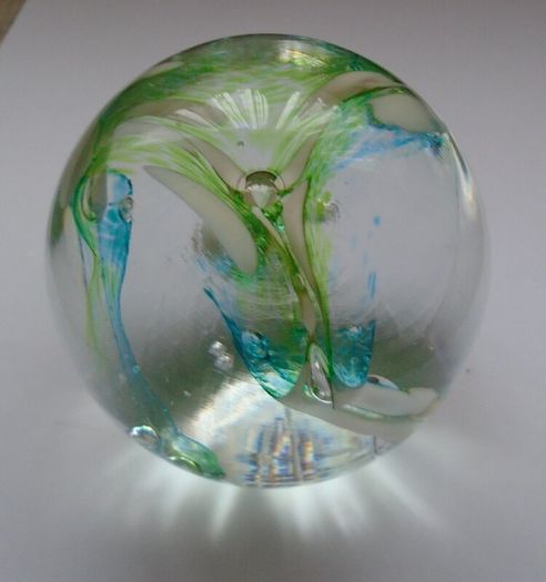 Glass paper weight, Home decor, Paperweight,art glass Coloured glass