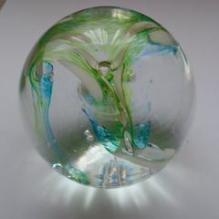 Glass paper weight, Home decor, Paperweight,art glass Coloured glass