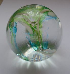 Glass paper weight, Home decor, Paperweight,art glass Coloured glass