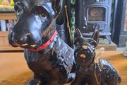 Vintage Scottish Terrier dog figurines