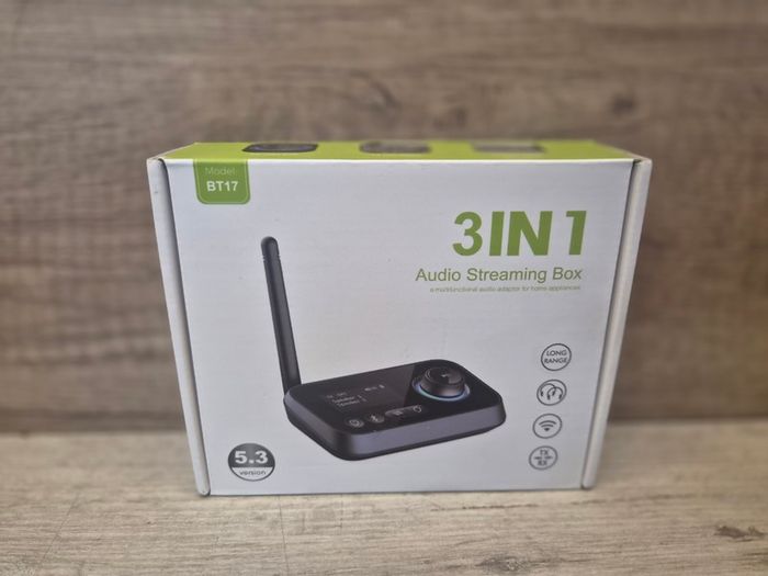 Bluetooth 5.3 Transmitter Receiver for TV to 2 Headphones