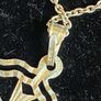 sterling silver cross like pendant on 925 chain Image 2