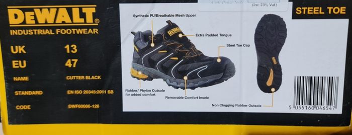 New DeWalt workshoes.