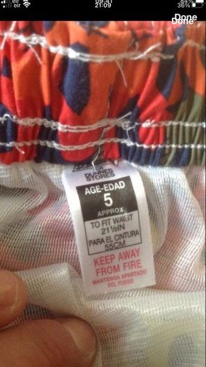 Boys shorts age 5