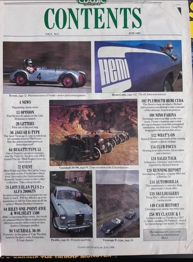 Classic Car Magazines x3