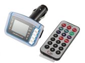 New Car FM MP3 Transmitter With Micro USB TF Slot Card Remote Control Cable #380
