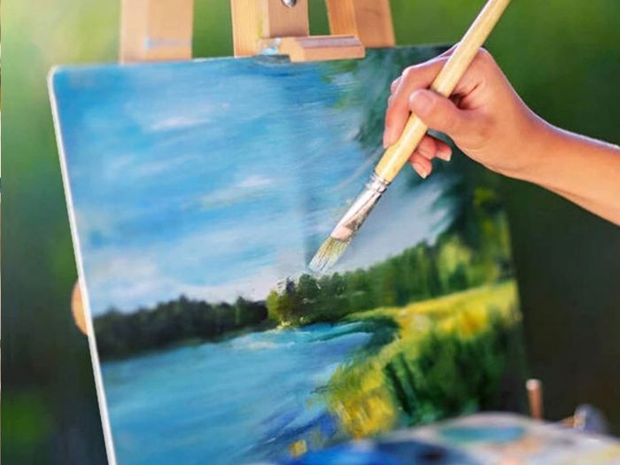 12 Packs Blank Art Canvases Pre Stretched Canvas Board, 100% Cotton Artist Painting Canvas for Acrylic Painting, Oil Paint