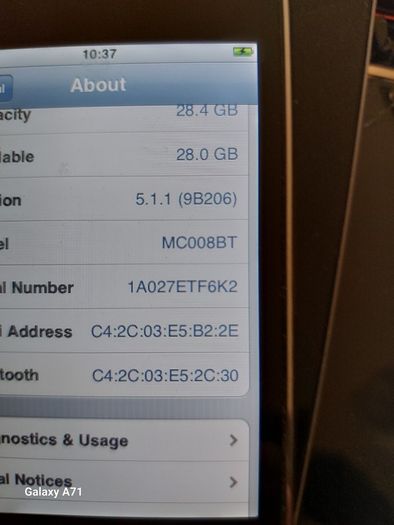 APPLE Ipod Touch 3, 32 GB, in excellent condition